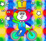 Coloring Book: Monkey Rides Unicycle